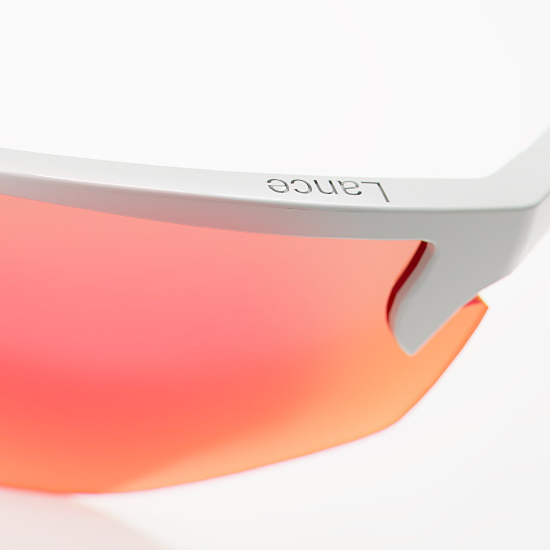Kappa | White | Red Mirror Lenses