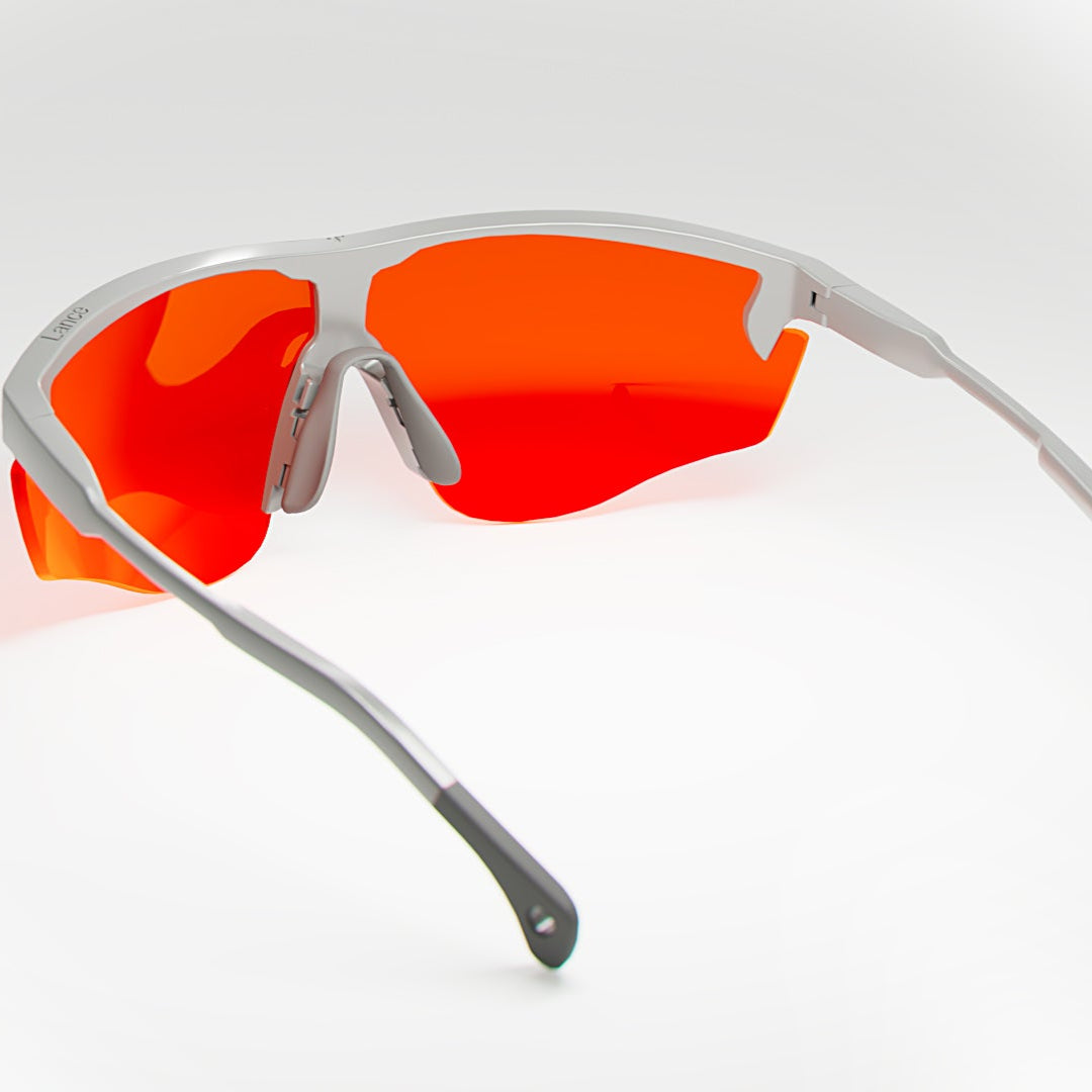 Kappa | White | Red Mirror Lenses