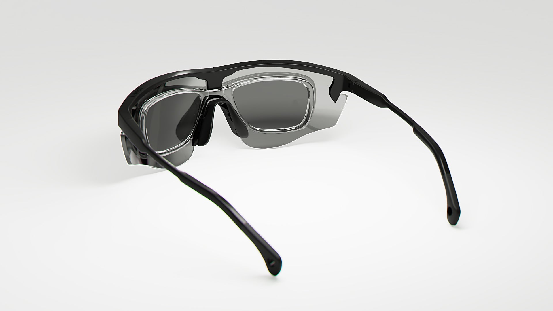 KE0185 Black with Crystal Photochromic Lenses