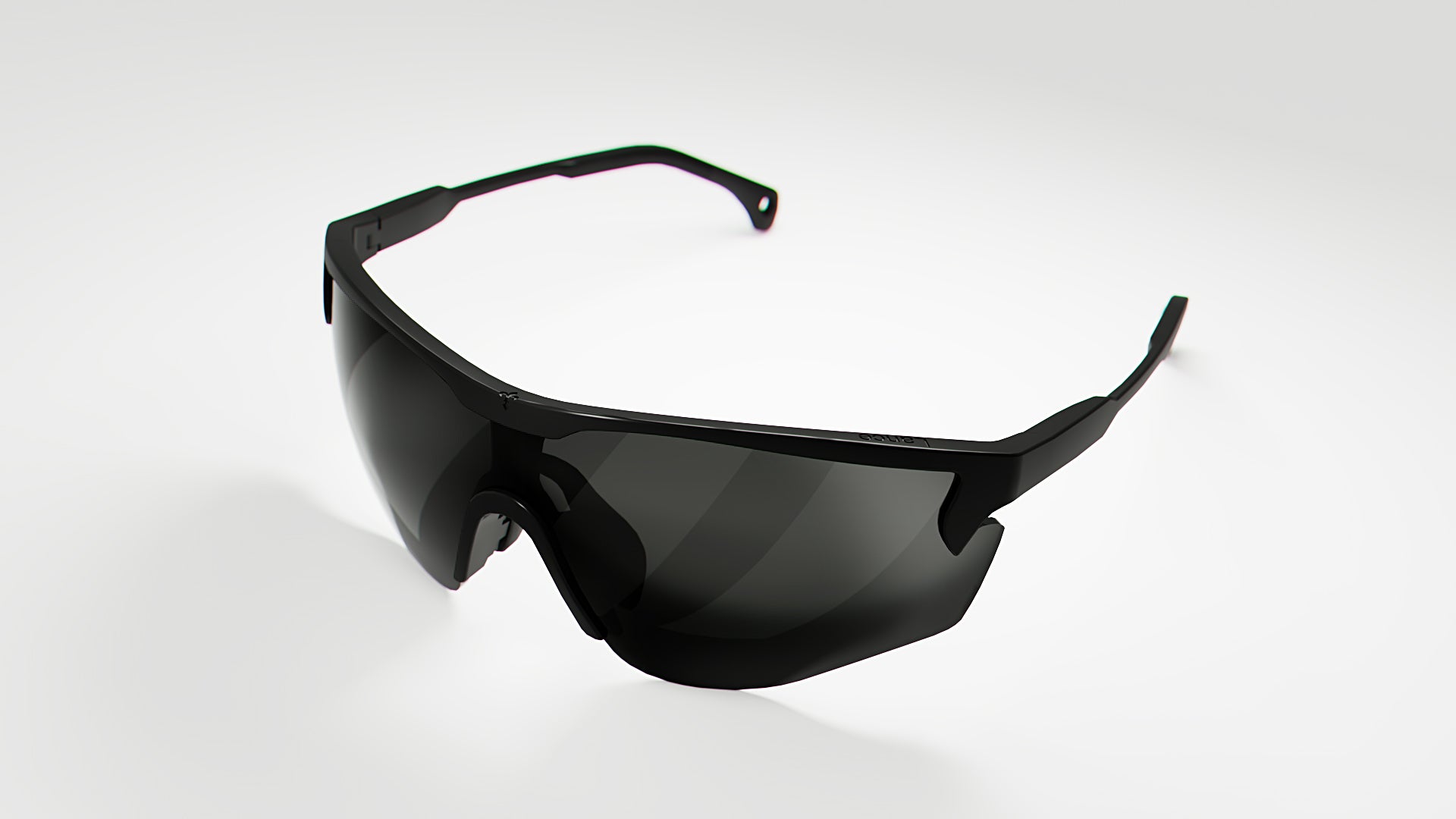 KE0185 Black with Grey Mirror Lenses